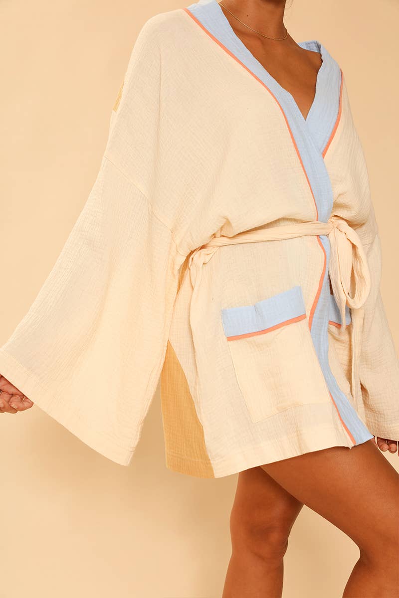 Sunburst kimono