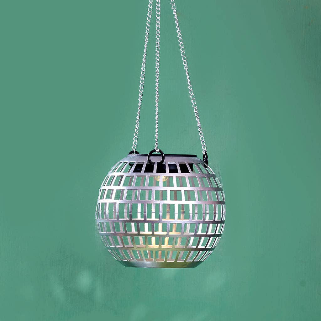 6" Disco Ball Solar Lantern