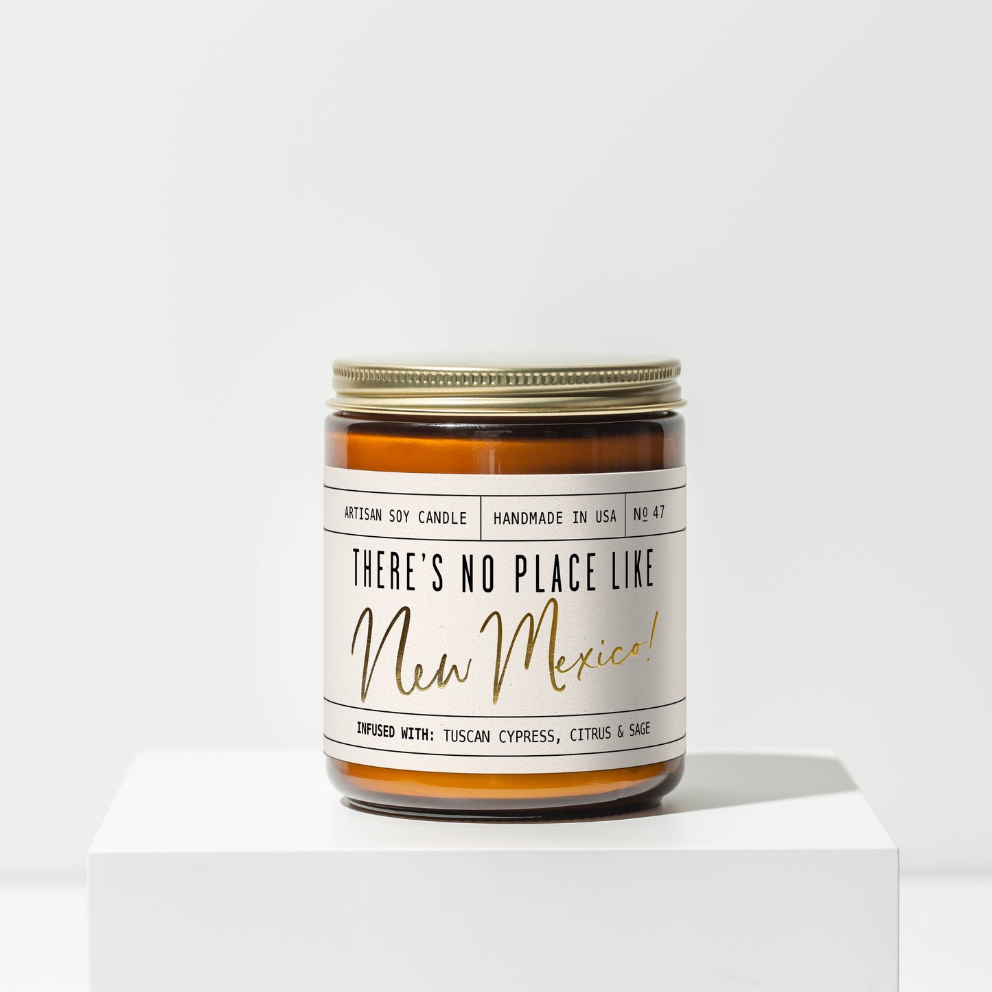 'There's No Place like New Mexico' Soy Wax candle State Gift