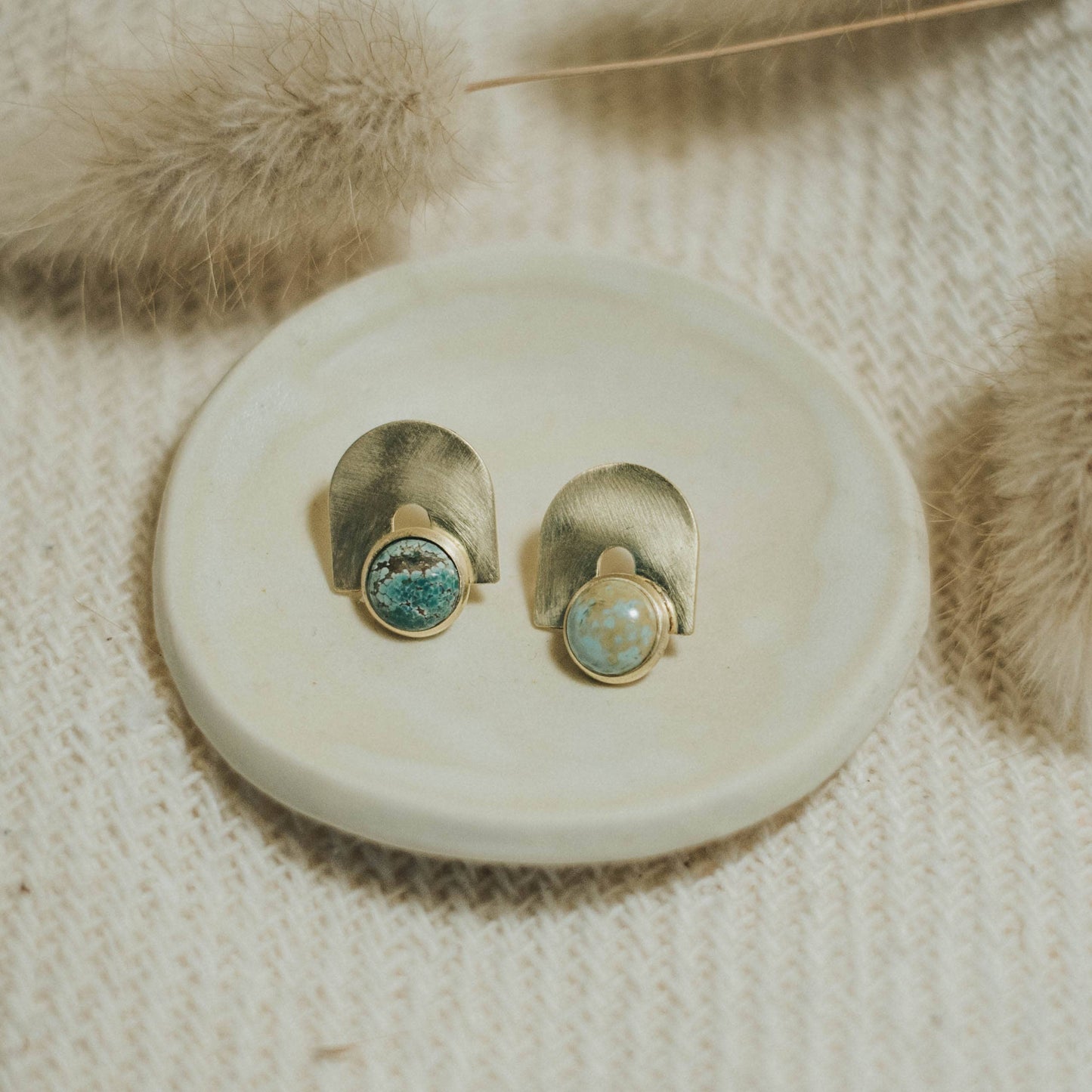 Commonform Turquoise Bali Studs