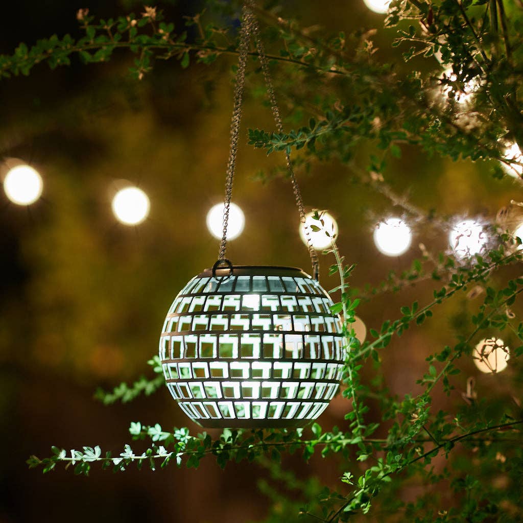 6" Disco Ball Solar Lantern