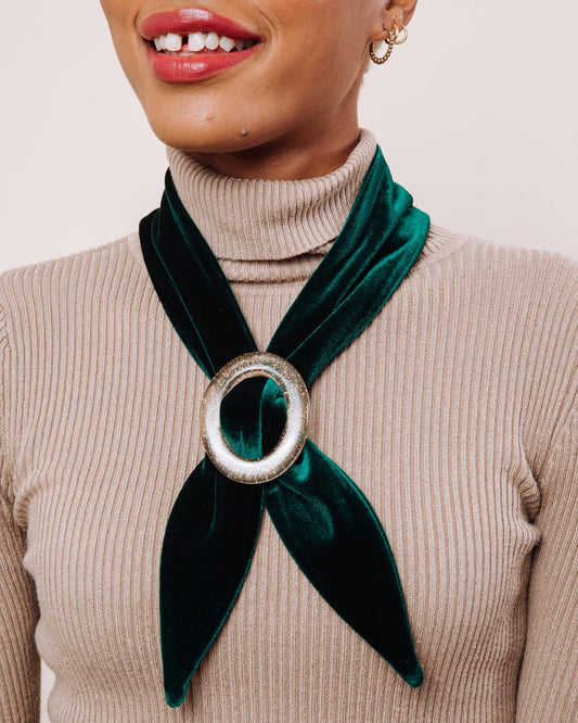 Emerald Duchess Scarf Tie