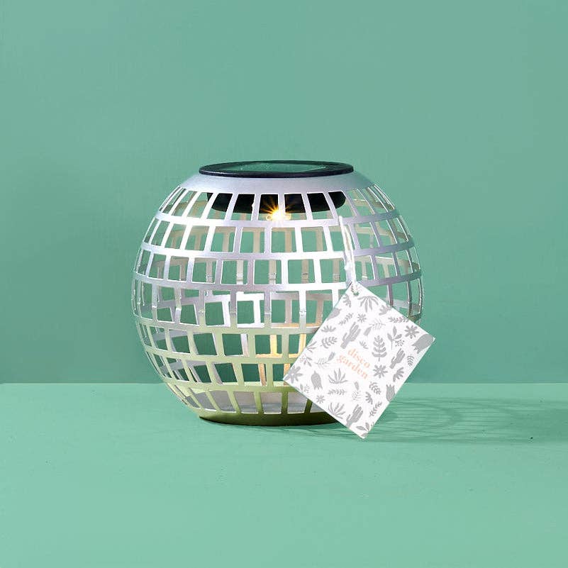 6" Disco Ball Solar Lantern