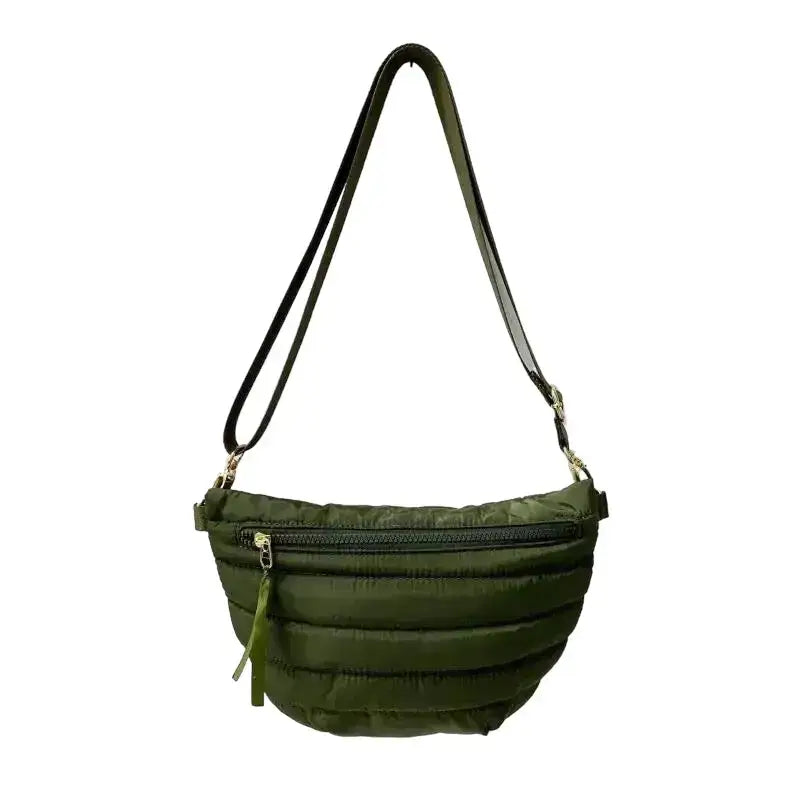 The Blake | Crescent Puffer Sling Bag | 14 Colors