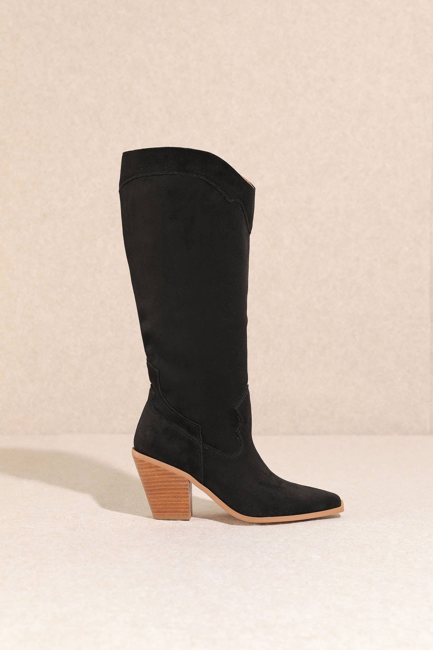 Miracle Miles - Classy Suede Western Women's Boots