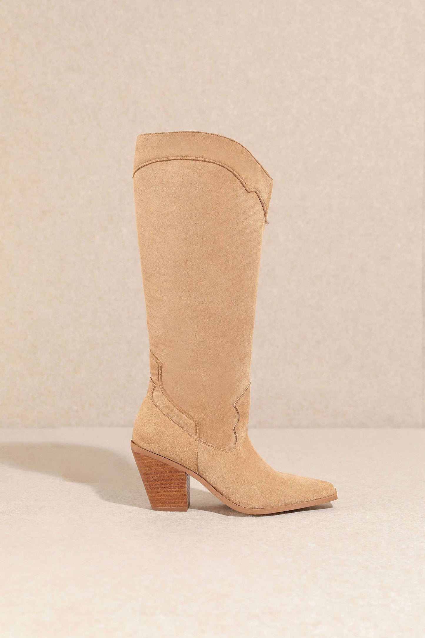 Miracle Miles - Classy Suede Western Women's Boots