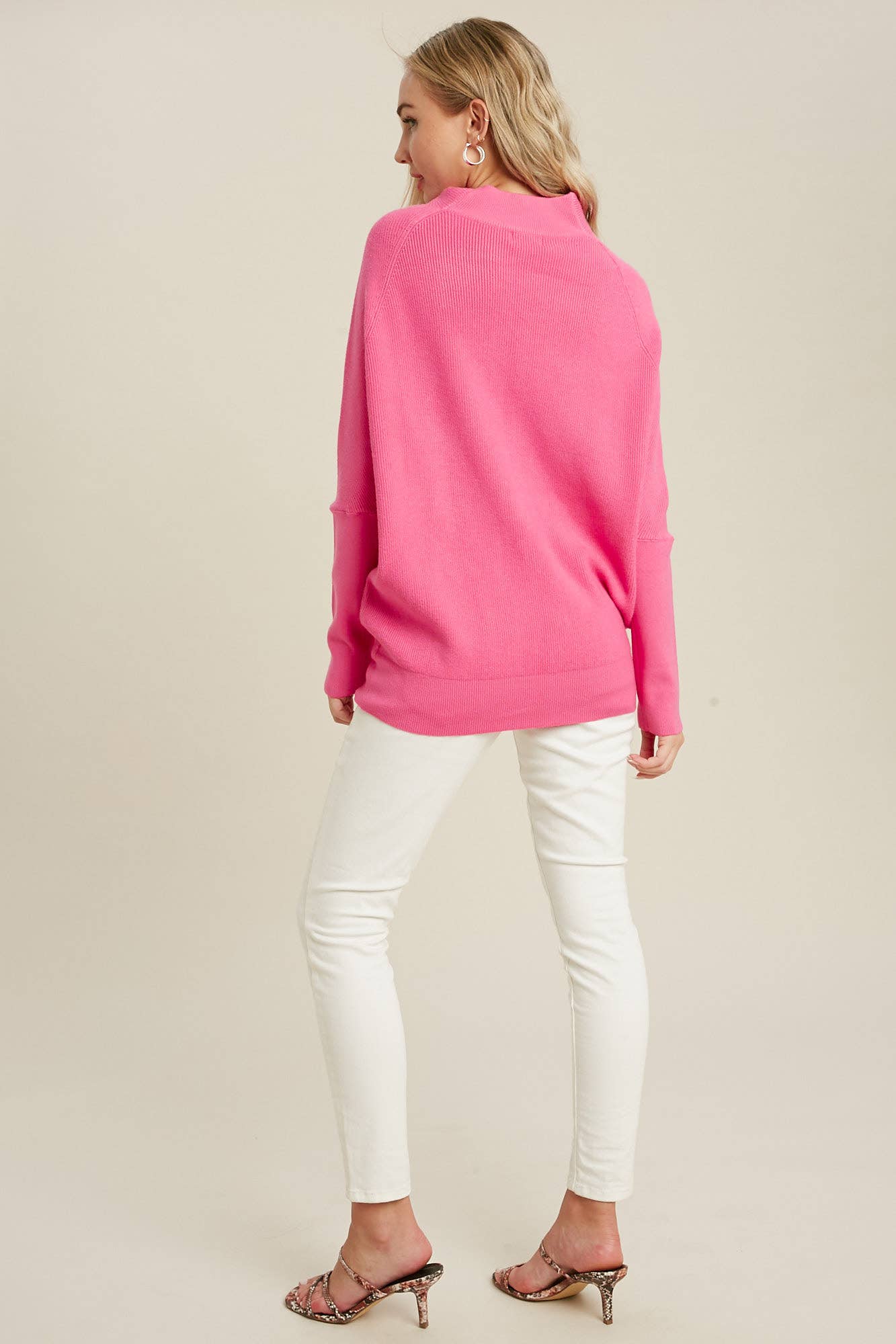 Megan - Slouch Neck Dolman Pullover