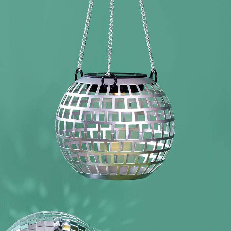 6" Disco Ball Solar Lantern