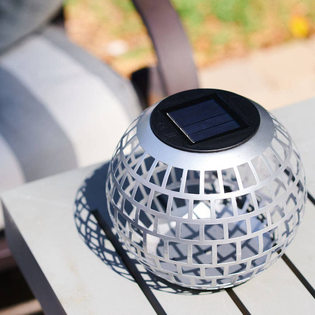 6" Disco Ball Solar Lantern