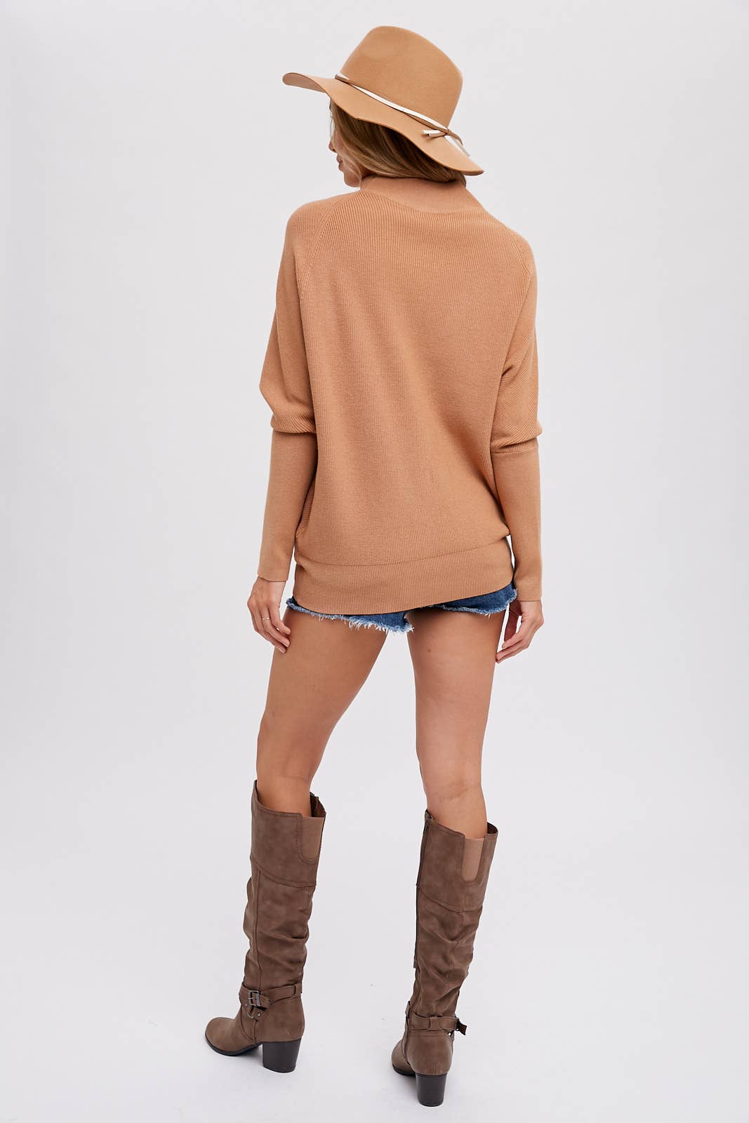 Megan - Slouch Neck Dolman Pullover