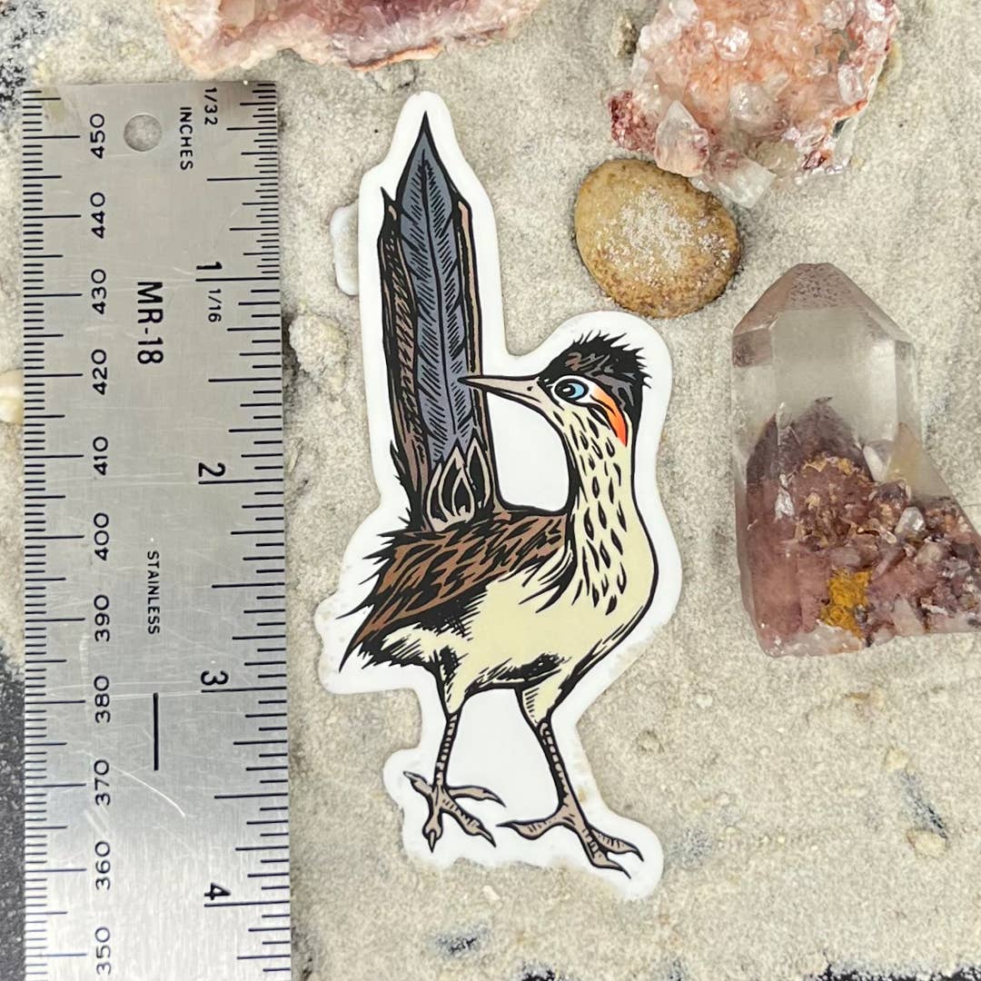 Roadrunner Die Cut Sticker New