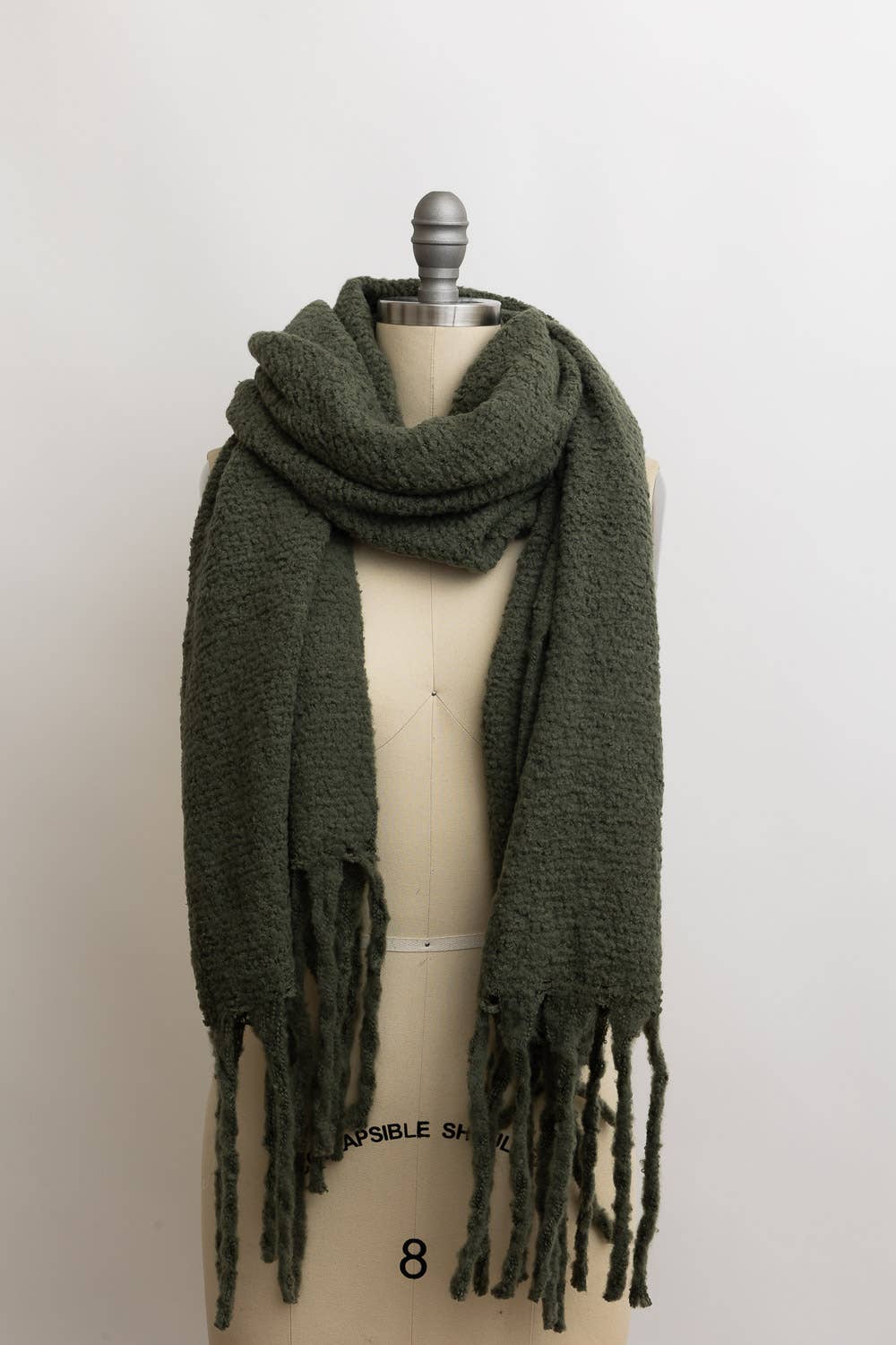 Cozy Knit Scarf with Tassels - Classical Bestseller!