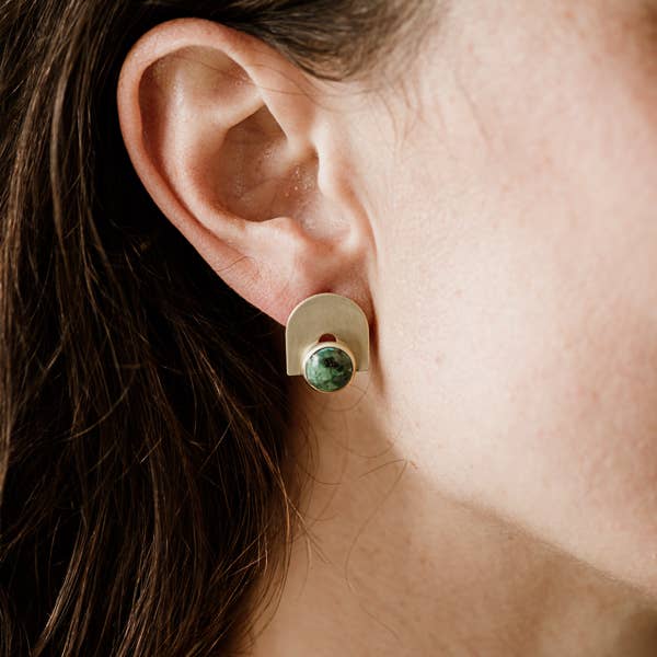 Commonform Turquoise Bali Studs