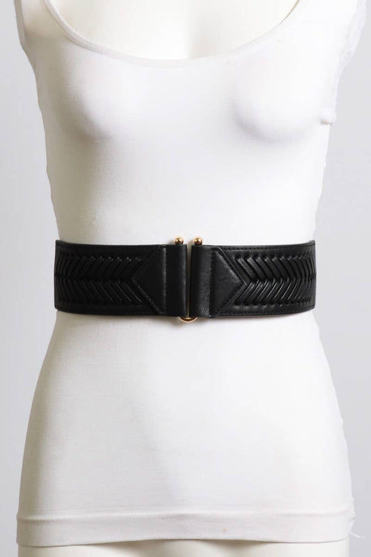 KAT Western Fishtail Braid Cinch Belt