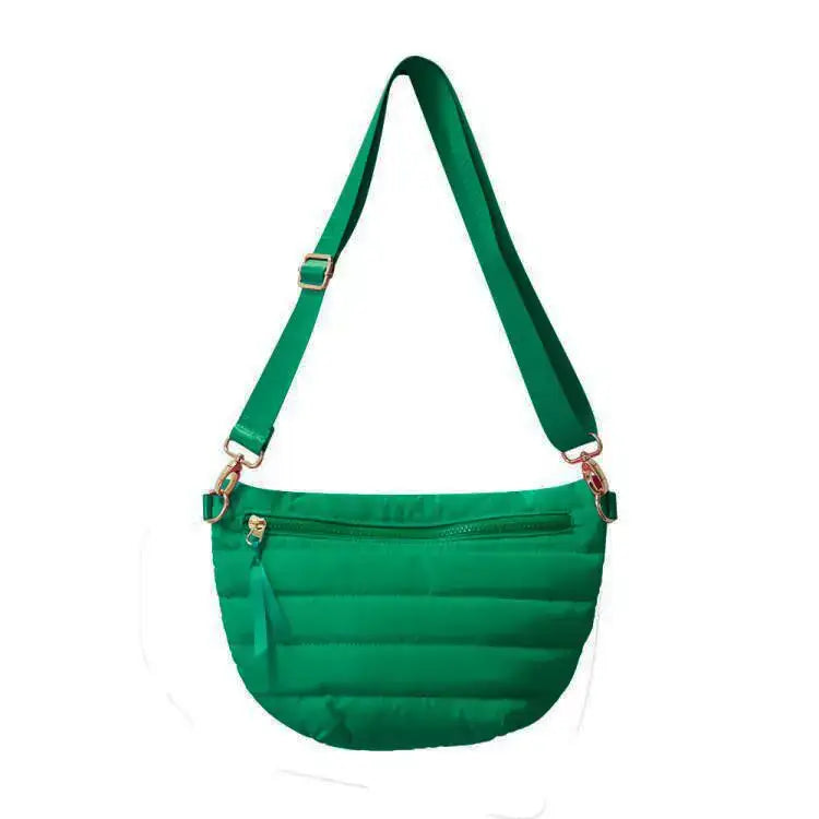 The Blake | Crescent Puffer Sling Bag | 14 Colors