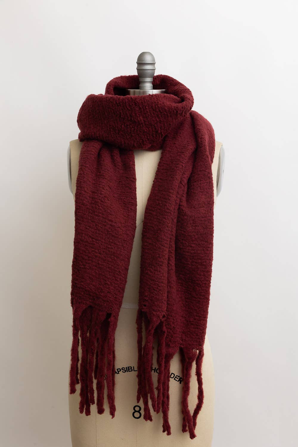 Cozy Knit Scarf with Tassels - Classical Bestseller!