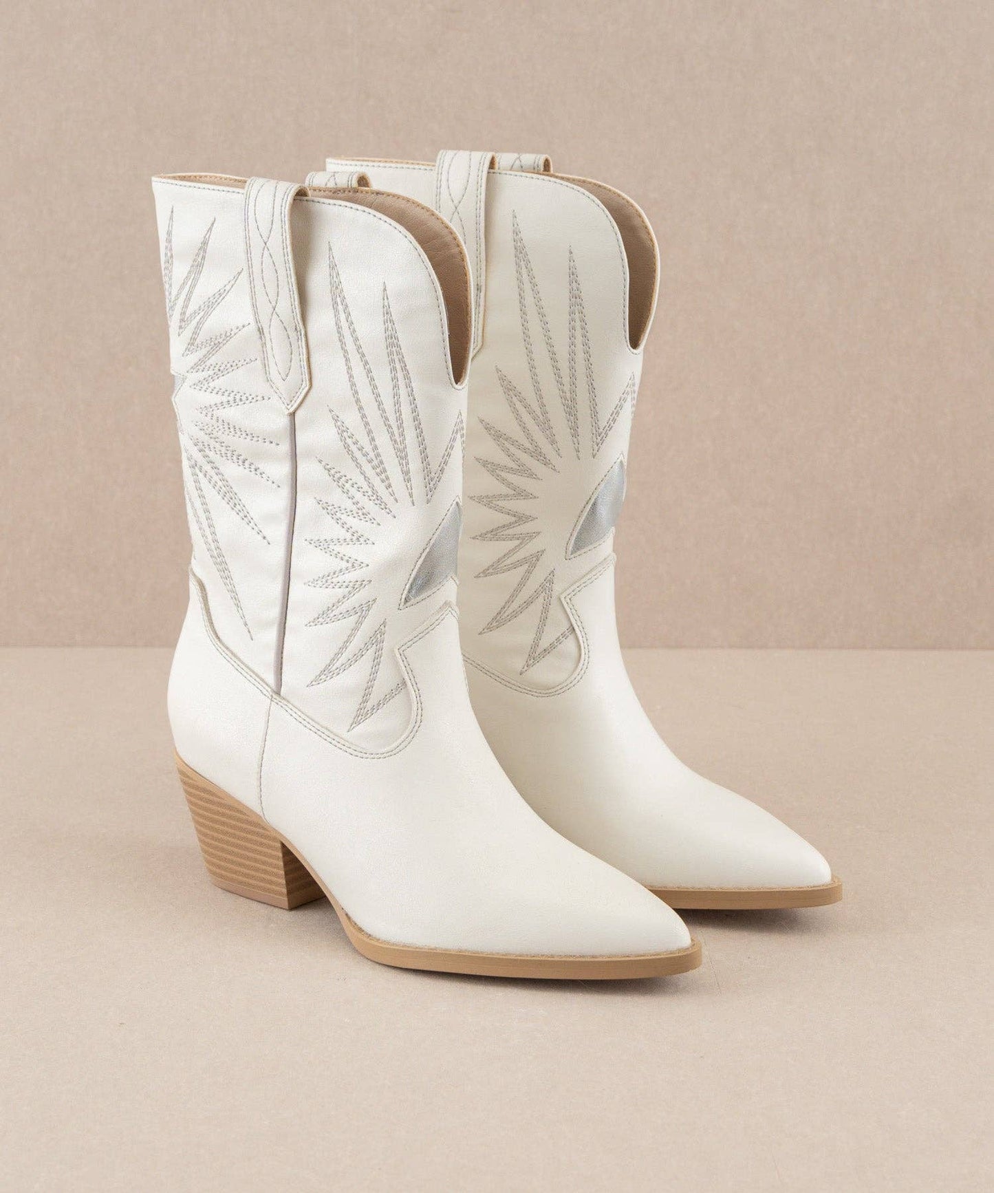 Oasis Society The Bristol White | Star Burst Western Boot