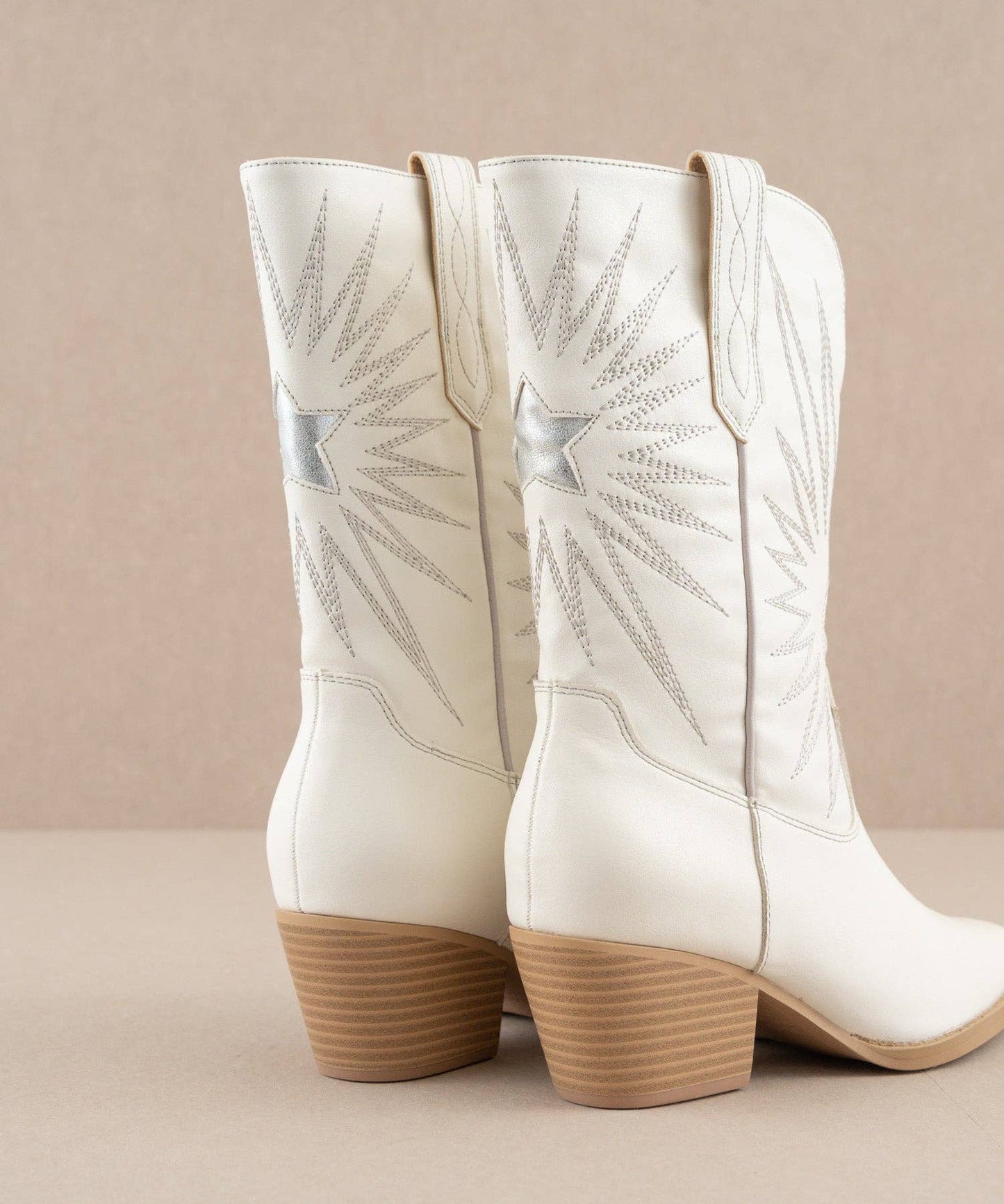 Oasis Society The Bristol White | Star Burst Western Boot